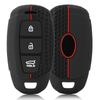 Silicone Car Key Fob Case Key Fob Cover For Hyundai I30 Ix35 KONA Encino Solaris Azera Grandeur Ig Accent Santa Fe Palisade