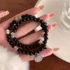 Elegant Chinese Style Black Beaded Bracelet For Women Perfect For Gifting
