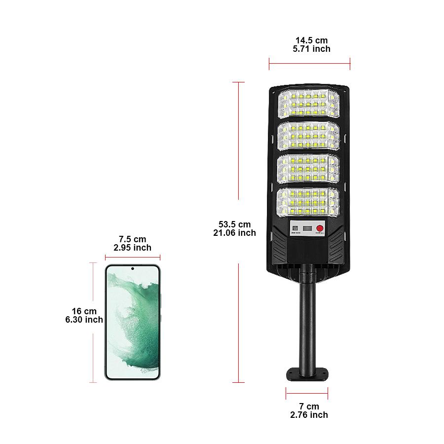 2025 New Solar Lights Outdoor Waterproof Solar Spotlight with Remote Control and Remote Sensing Household Solar Street Lights