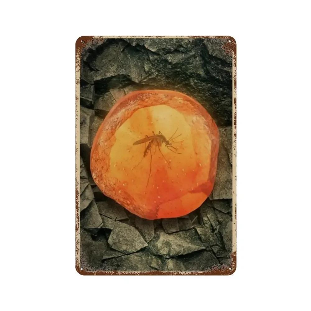 Jurassic Park Dinosaur Science Fiction Movie Sign Decor Metal Plate Poster Vintage Tin Sign Garage Man Cave Plaque Decoration