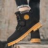 Модная мужская обувь CYYTL Зимняя повседневная обувь Дизайнерская Роскошная Платформа Ковбойские Челси Тактические Военные Рабочие Безопасные Кожаные Ботильоны Кроссовки