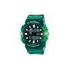 Серия G-Shock Фаза прилива и отлива Ударопрочный, Магнитоустойчивый и Водонепроницаемый Механизм Желеобразный Полупрозрачный Зеленый Кварцевый Механизм Смола GAX-100MSA-3A