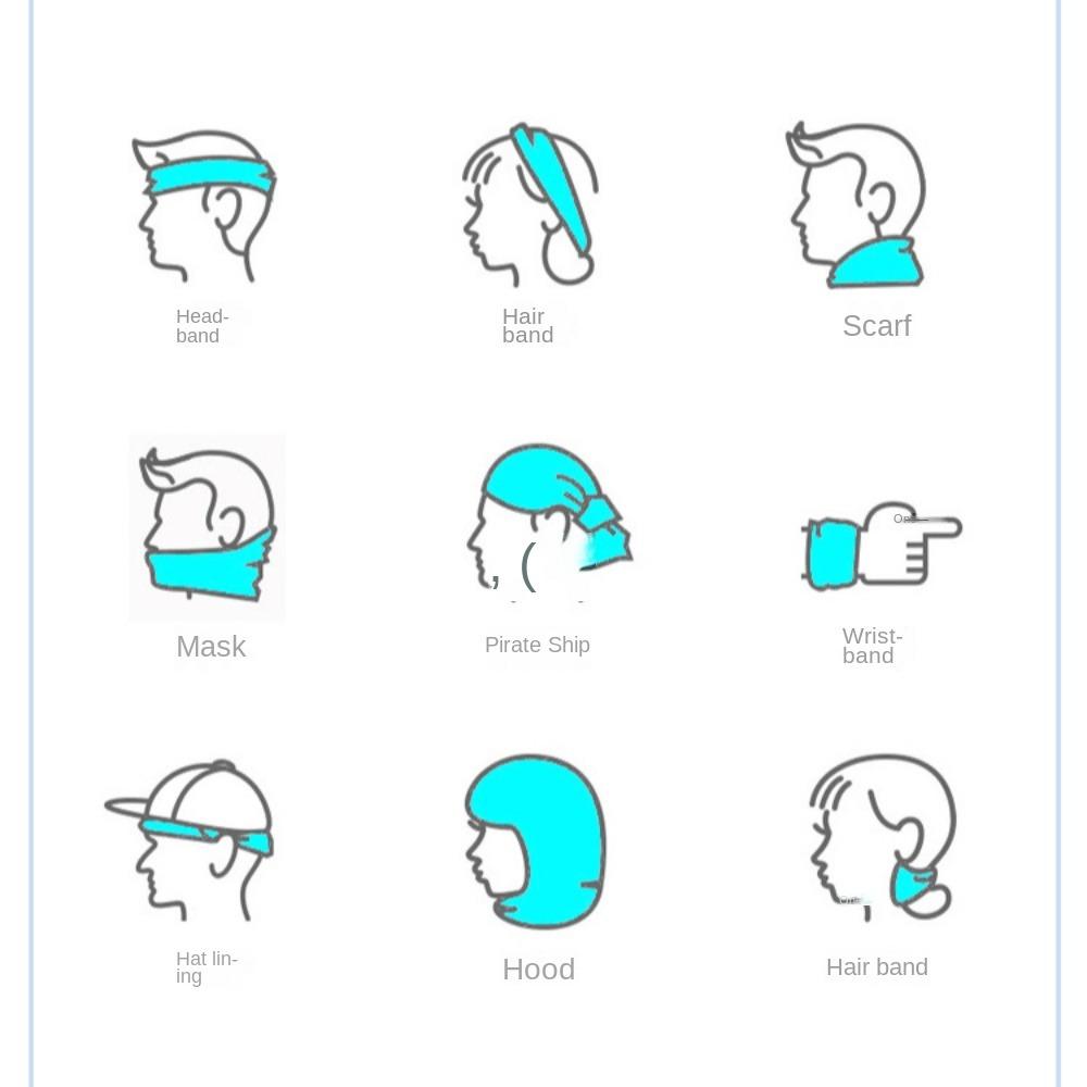 Спортивный шелковый солнцезащитный бесшовный платок бандана маска для верховой езды солнцезащитный шелковый глушитель для мужчин