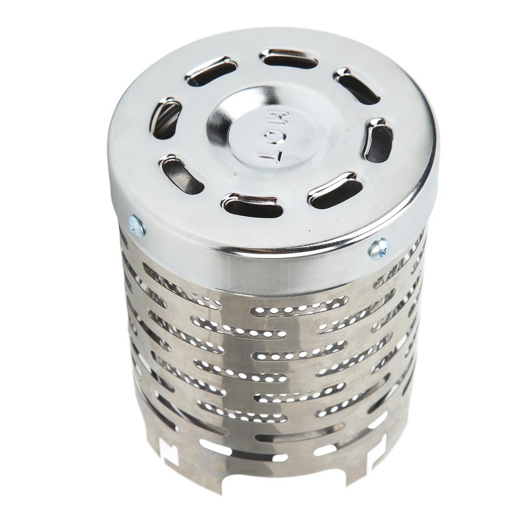 Чехол для мини-обогревателя для кемпинга, портативный чехол из нержавеющей стали для кемпинговой палатки с ручкой, сетчатая сумка