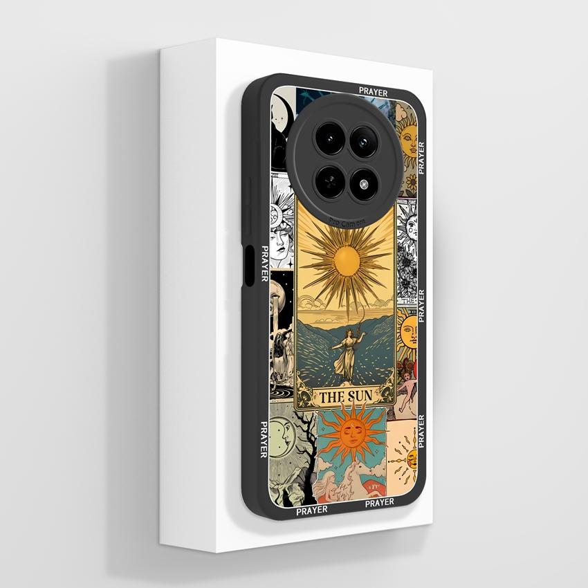 Чехол для Oppo Realme 12 13 14 P1 P2 Pro 14T 12X Сумки для телефона Милые узоры с медвежьими лапками Жидкий силикон Улучшенный пыленепроницаемый защитный чехол для корпуса Oppo