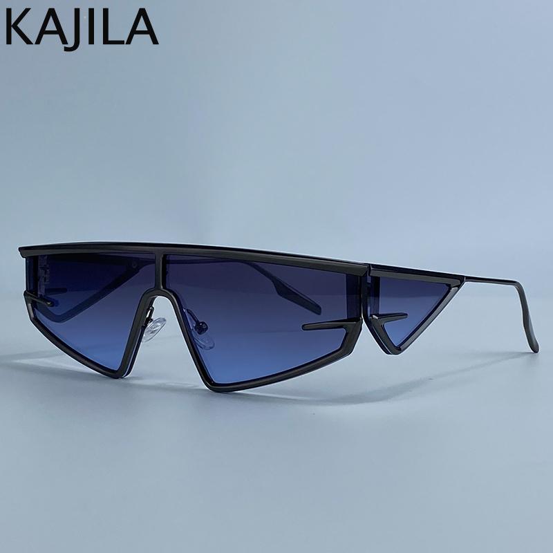 Y2K Punk Square Shield Sunglasses Men 2025 Luxury Brand Vintage Irregular Steampunk Windproof Sun Glasses Women UV400