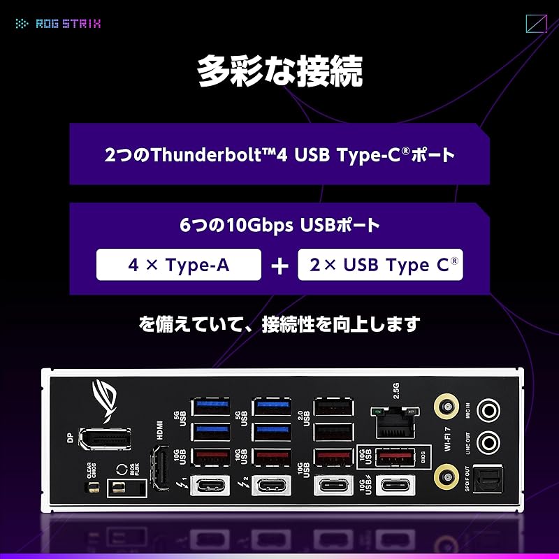ASUS ROG STRIX Z890-F GAMING WIFI процессоры intel Core Ultra (серия 2) соответствие LGA 1851 Z890 установленная DDR5 E-ATX материнская плата Отечественная