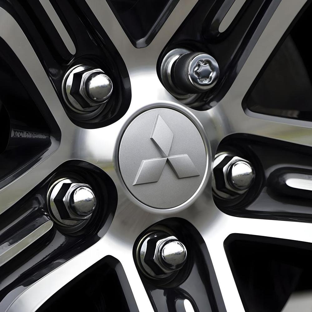 4Pcs 60MM Car Emblem Wheel Hub Center Cap For Mitsubishi Colt Outlander Pajero Lancer Eclipse ASX Auto Badge Covers Accessories