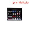 24Pcs/Set Magnetic Non-Piercing Clip Round Rhinestone Stud Earrings Jewelry