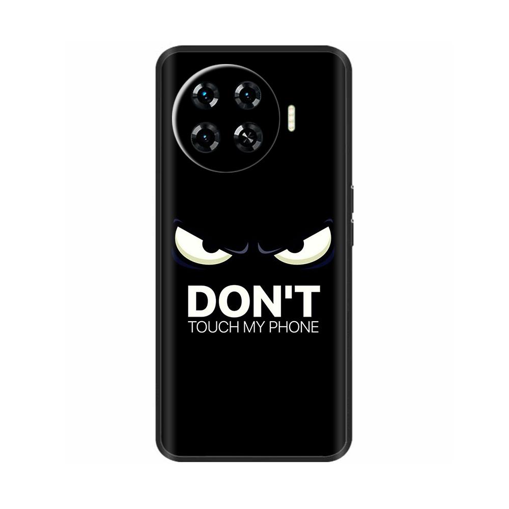 Для чехла Tecno Spark 20 Pro Plus Противоударный чехол из жидкого силикона Funda для телефона Tecno Spark20 Pro Plus Задняя крышка Череп Coque