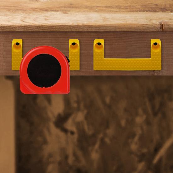 Держатель для рулетки с винтами. Организация гаража. Простая установка. Хранение рулетки.