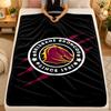 Flannel BlanketBrisbane Broncos Warm Soft Throw Blanket for Indoor Sofa Bed Living Room Use