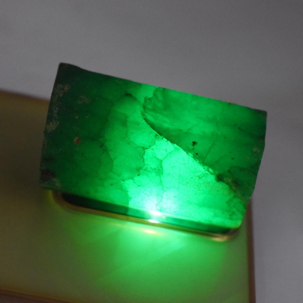 Natural Green Emerald Rough 86.90 Ct CERTIFIED Uncut Huge Loose Gemstone