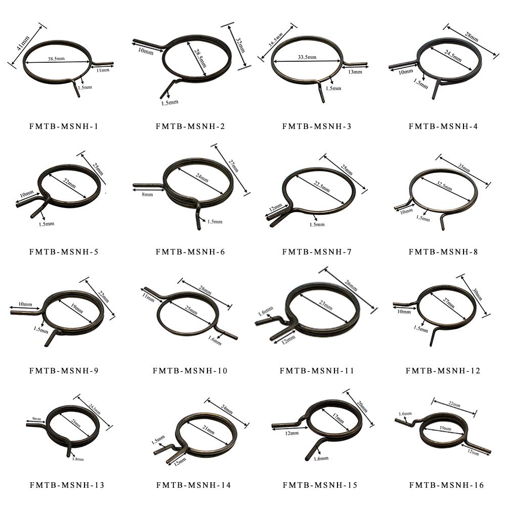 10Pcs The handle torsion spring Anti-theft door lock spring Electronic lock spring Various specifications torsion spring