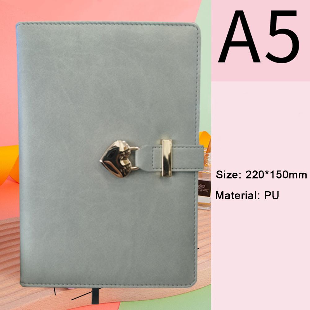 Блокнот для студентов колледжа формата А5/А6, кожаный блокнот с замком, протоколы деловых встреч, дневник, журнал путешествий, выдержки