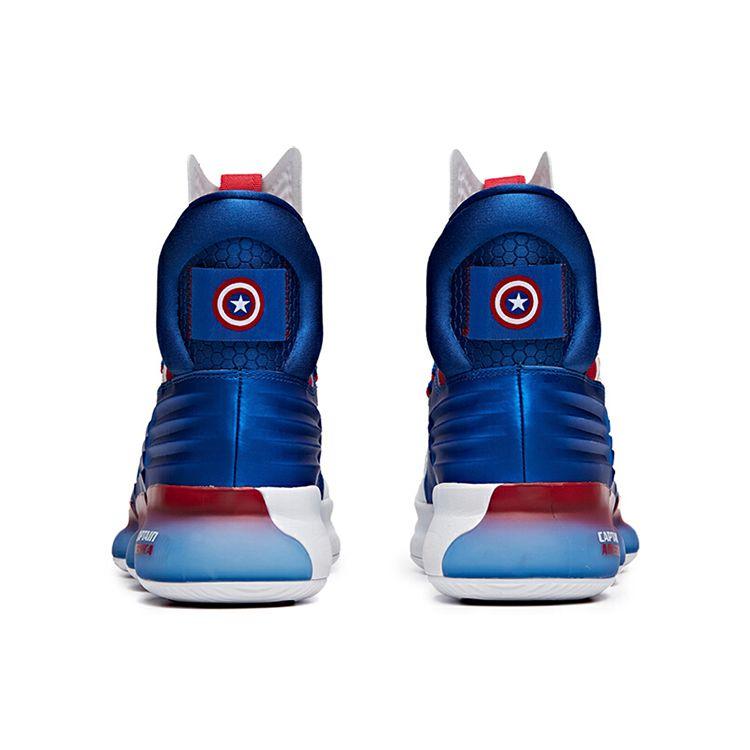 Anta Shock Absorbing Non-Slip Durable High-Top Basketball Shoes Men Sneakers Royal-Blue 91941160-4