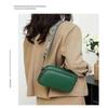 Women's Mobile Phone Shoulder Bag Genuine Leather Crossbody Bag Ladies Cell Phone Bag for Hanging, Shoulder Bag Ladies Small Modern Bag with Wide Shou