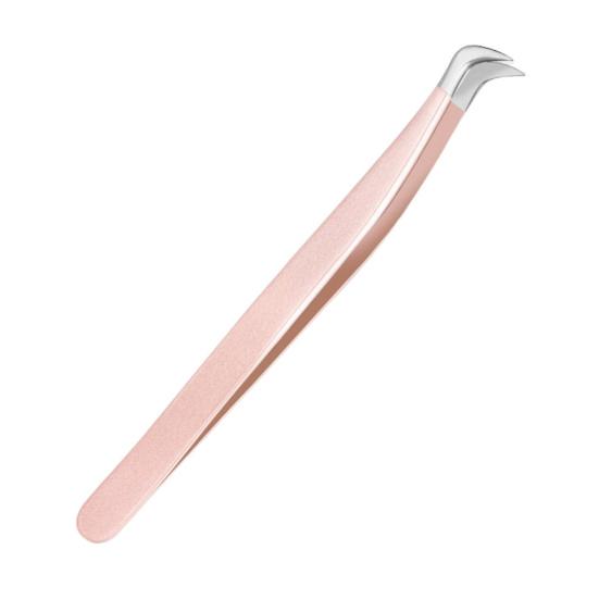 Eyelash Tweezers Stainless Steel 3D Accurate Clip Lash Extensions Supplies Tool Efficient Eyelashes Tweezers for Precise Application