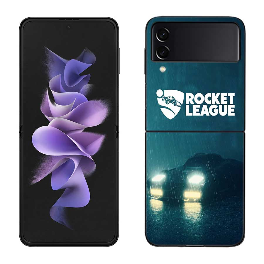 Чехол для телефона R-Rocket L-League Game для Samsung Z Flip 7 6 5G Galaxy Z Flip 5 4 3 Черный Жесткий Чехол Роскошный ПК Корпус Coque