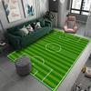 3D Football Field Carpet for Boys Room Bedroom Sofa Doormat Decor Kids Play Area Rug Carpet Non-slip Soft Floor Mat Polyester