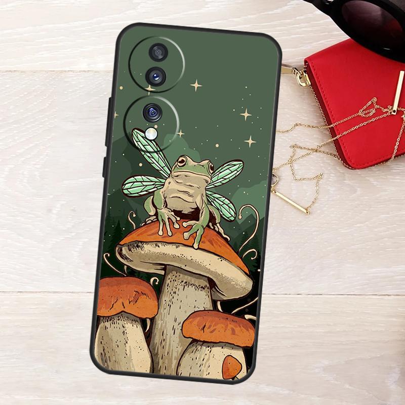 Cottagecore Frog Aesthetic Case For Honor X9b X8b X9a X8a X6a X7a X7 X8 X9 Cover For Honor Magic 5 6 Pro 50 70 90 Lite