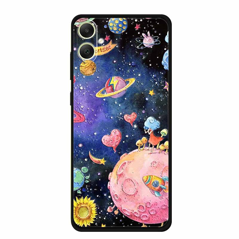 3D Тисненый Чехол Для Samsung Galaxy A07 2025 Чехол Для Телефона Цветы Силиконовый Мягкий Задний Чехол Coque Для Samsung A07 4G Чехол Funda Оболочка