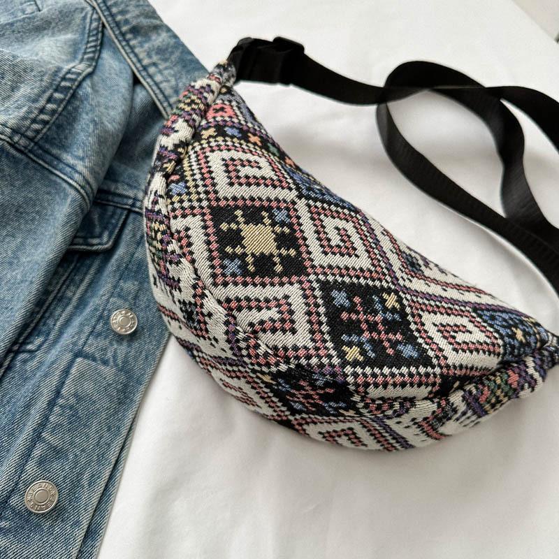 Индивидуальная модная сумка в этническом стиле большой вместимости для женщин 2024 года, новая модная сумка для поездок на работу, сумка для пельменей в иностранном стиле