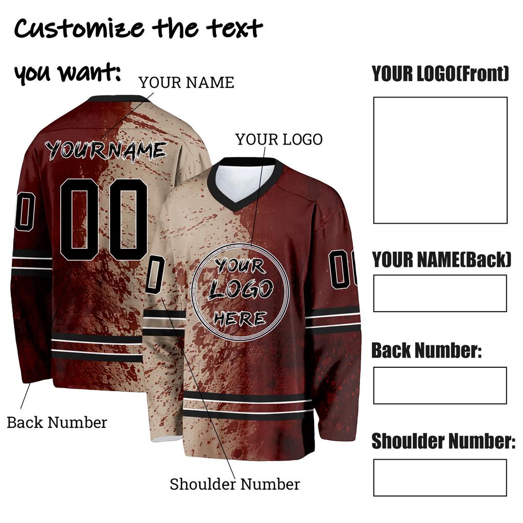 Customizable Halloween with and Number for Adults Kids Team Uniform