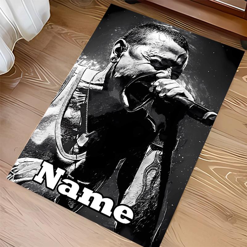 Custom personalization Linkin Park Print Area Rug - Soft, Washable Non-Slip Indoor Mat,Living Room,Home&Office Decorative Rug