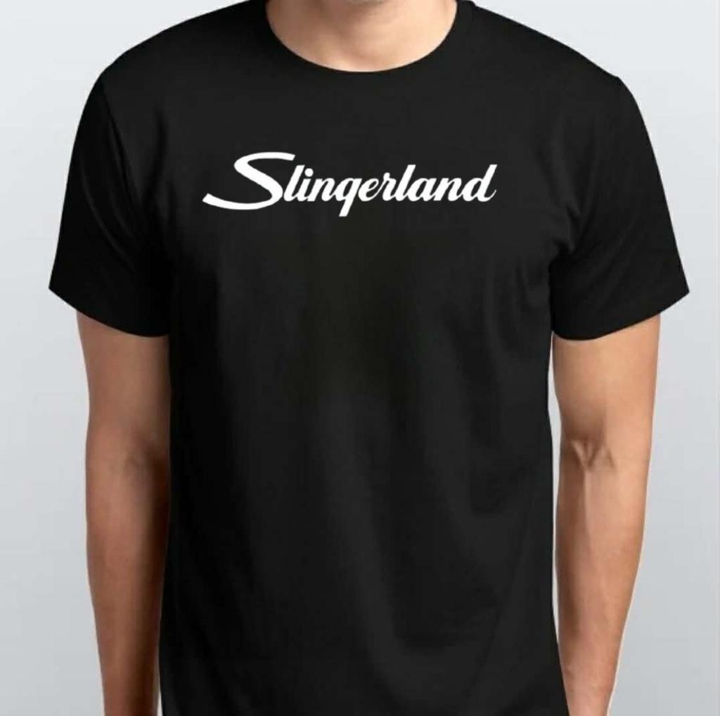 SLINGERLAND drums NEW Graphic Print T-SHIRT S M L XL XXL 3 4 XL Black White