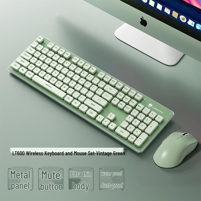L1 Бесшумная беспроводная игровая и офисная клавиатура с подсветкой