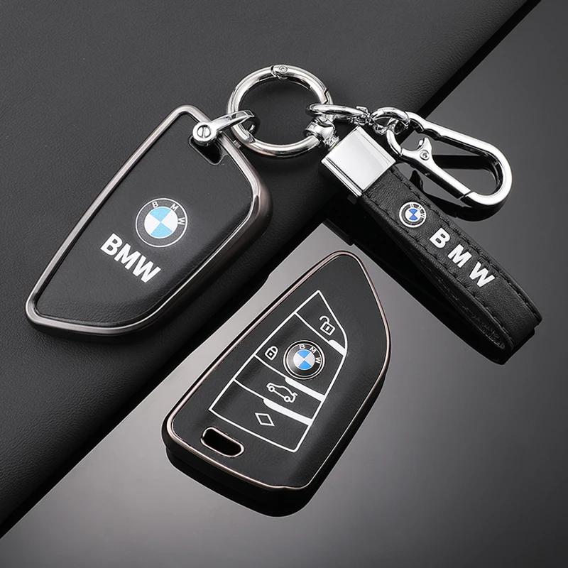 2025 для BMW 1 2 3 5 7 Серии X1 F48 X3 G20 X4 X5 G05 X6 F16 M40i M440i G02 G31 G23 F34 F15 F40 IX3 TPU Кожаный Чехол Ключ от Машины