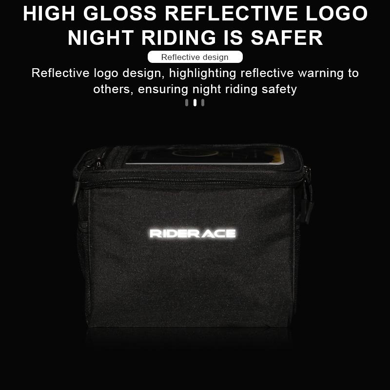 Сумка на руль велосипеда с сенсорным экраном, сумка на руль велосипеда, термомногофункциональная, портативная, для езды на велосипеде на открытом воздухе