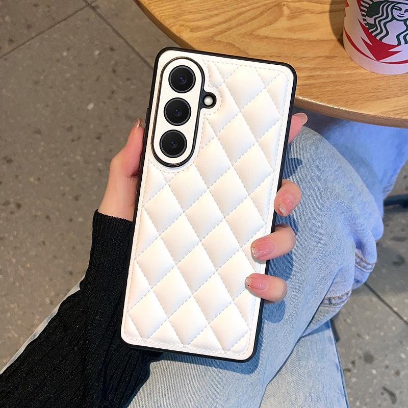 Чехол для Samsung S26 S25 plus ultra с жемчужным браслетом сумка через плечо цепочка полное покрытие ударопрочный анти-отпечатки пальцев однотонный