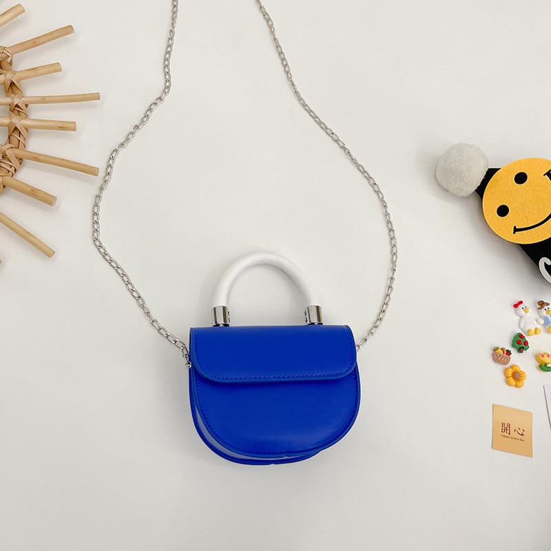 Trendy Mini Pu Chain Shoulder Bag For Stylish Girls In Various Colors Ideal For Kids