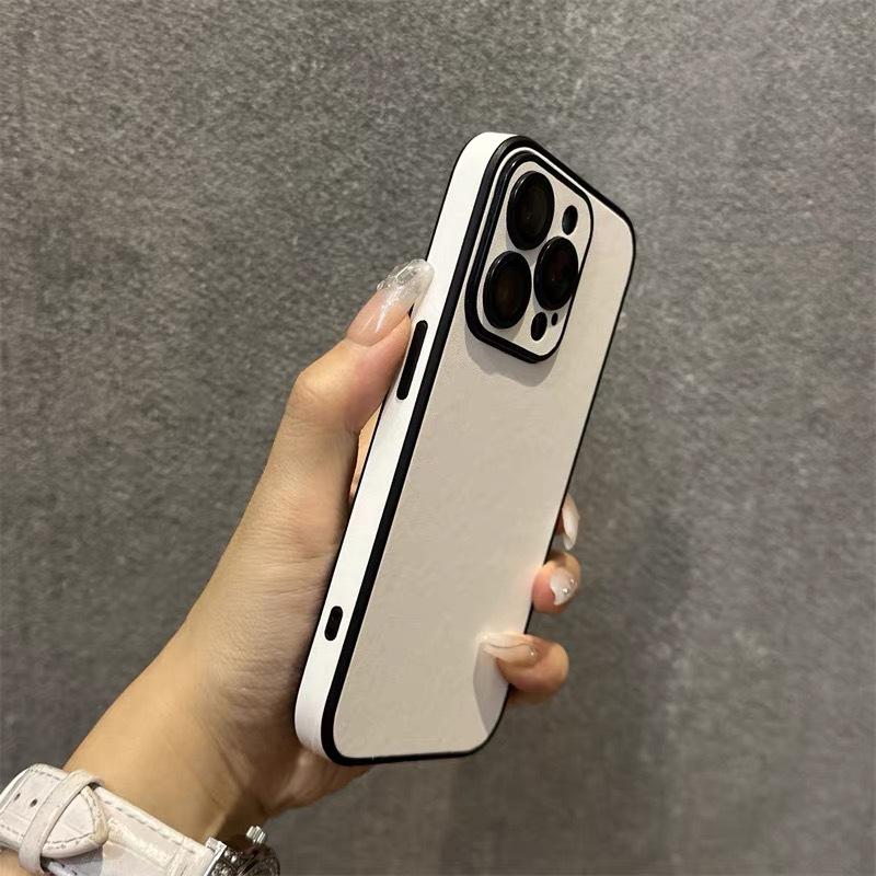 Подходит для iPhone16promax Простой вегетарианский чехол для мобильного телефона Apple 15 Полная упаковка Защитная пленка для объектива Противоударный Жесткий чехол