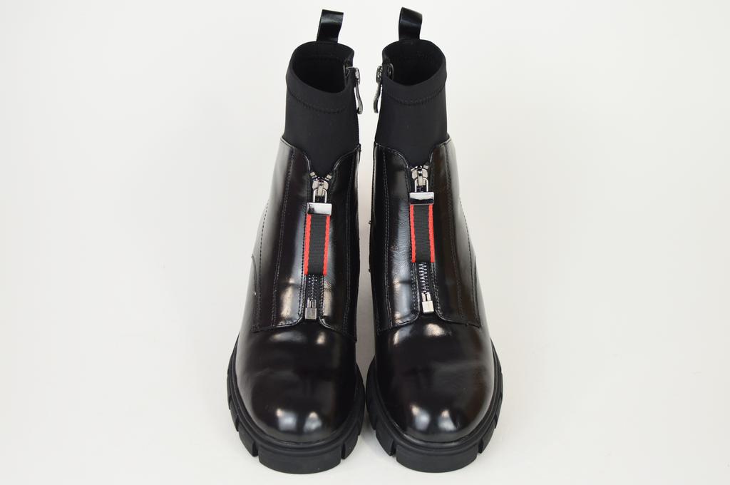 Boots Geronea 31218 36 Black Leather-oil Black Tsigayka