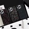 Узор под карбон Чехол для телефона для iPhone 17,16,15,14,13,12,11 Plus,Pro Max,XS,Разноцветный Серебристо-черный Чехол