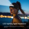 Elastic LED Light  Headband Cotton Sports  Light Head Hat Unisex Luminous Running Hat  Exercise