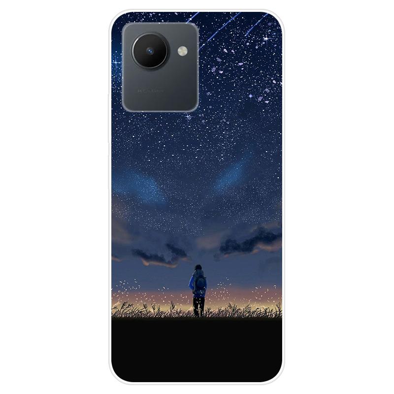 Для Realme C30S C 30S RealmeC30S чехол Мягкая силиконовая задняя крышка Чехол для телефона с рисунком из мультфильма Разнообразие