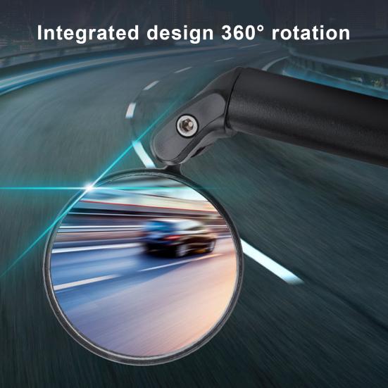 1 пара зеркал заднего вида на руль велосипеда, вращающееся на 360 градусов, складное дорожное зеркало для горного велосипеда, выпуклое стеклянное зеркало, линзы, аксессуары для велосипеда