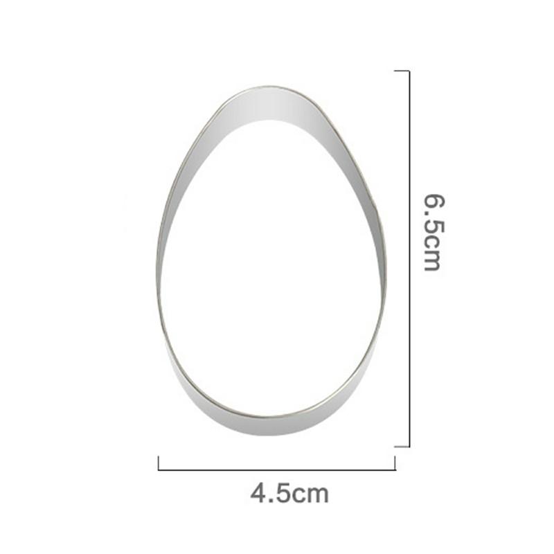 4 шт. 3D кролик куриные яйца Нержавеющая сталь форма для печенья Пасхальный торт украшения Кухня DIY инструменты для выпечки