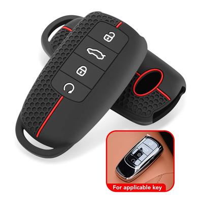 Силиконовый чехол для автомобильного смарт-ключа Чехол для Chery Tiggo 8 Pro Tiggo 8 plus max 5 plus 7pro Shell Bag Keychain Protector 4 Button