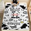 Leopard and cow print Print Flannel Blanket,High quality Comfortable for All Seasons,Home Decor,Warmth and Comfort,Perfect for Christmas Gifts