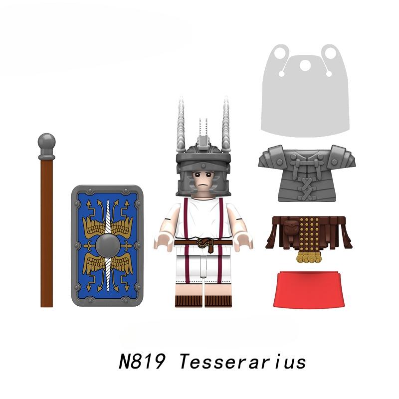 Medieval Series Roman Legion Soldiers Building Block Toys