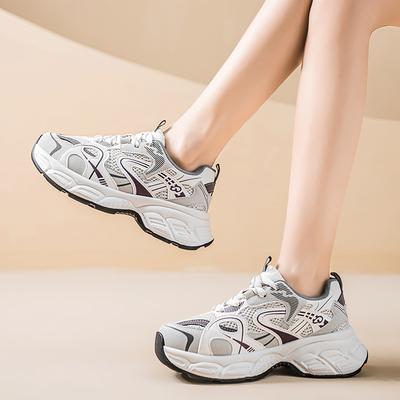 CRLAYDK Летние женские массивные кроссовки Теннисные для ходьбы Дышащие Рабочие Сетчатые туфли Удобные Повседневные Спортивные Кроссовки для папы