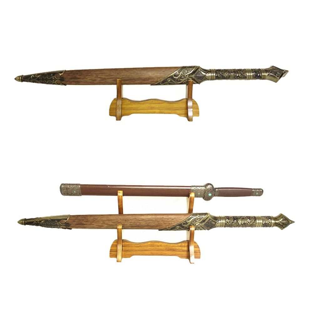 Мечи Нож Японская Катана Горизонтальная Подставка Дисплей Держатель Нож Стенты Кронштейн Органайзер Стойка