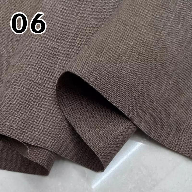 Льняная и рамиевая ткань для Ханьфу Мягкая дышащая к телу Ткань из натуральной пряжи, окрашенной в массе Платье Халат Платье Ханьфу DIY Дизайнер Оптовая торговля