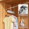 Foldable Clothes Drying Rack Multifunctional Clothes Hook  Home Wardrobe Accessories