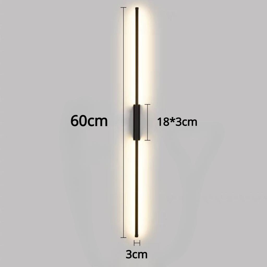 LED Bedroom Bedside Lamp Modern LED Strip Lamp Living Room TV Background Wall Lamp Aisle Lamp